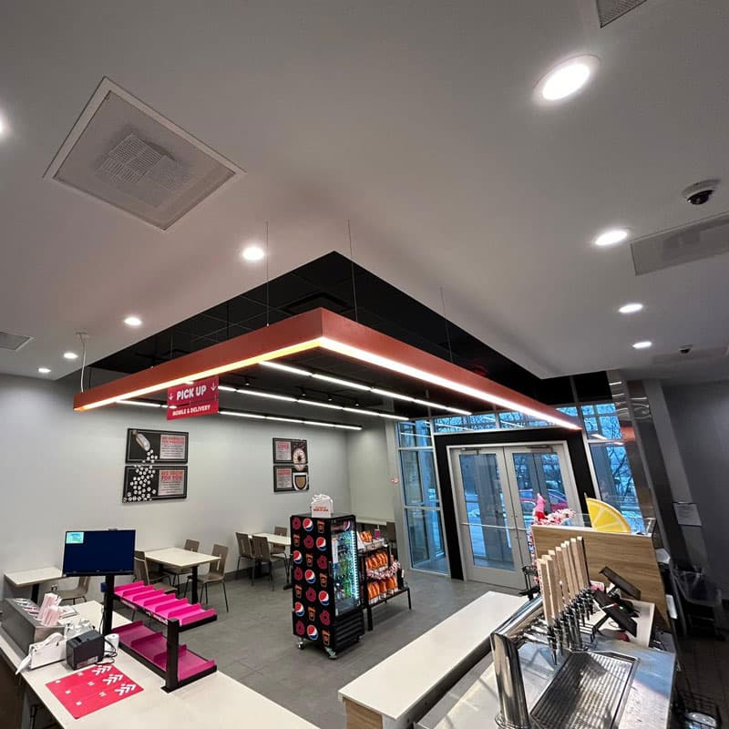 Industrial power and controls project by White Light Electric.