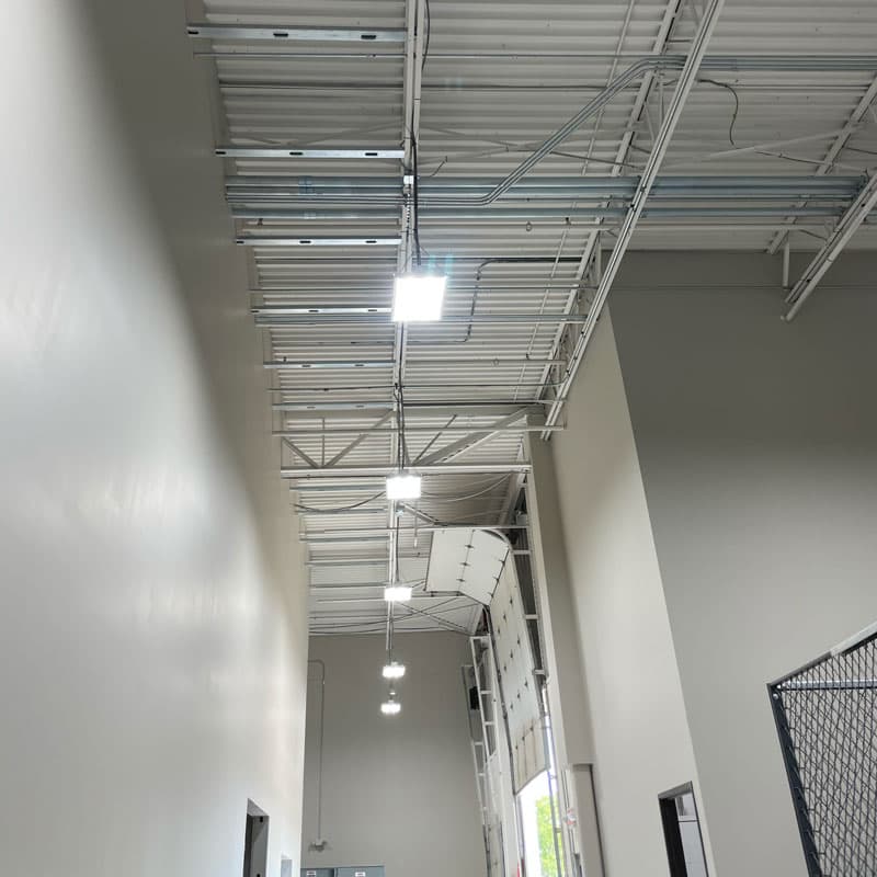 Commercial fit-out project by White Light Electric.