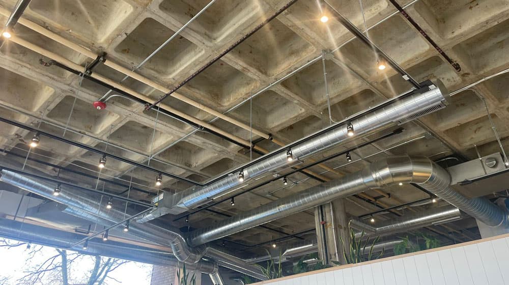 Commercial portfolio project by White Light Electric.