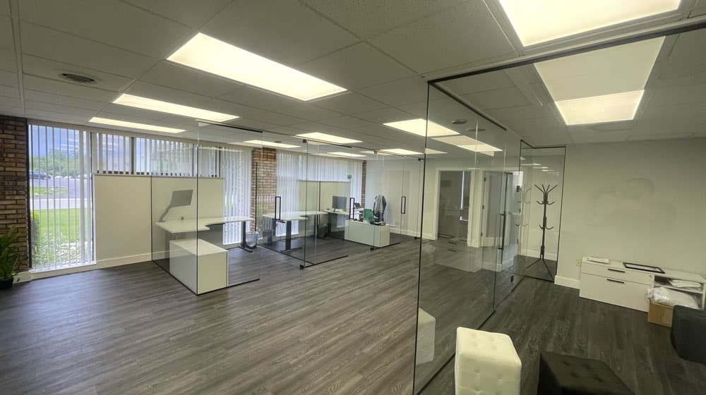 Commercial electrical installation by White Light Electric.