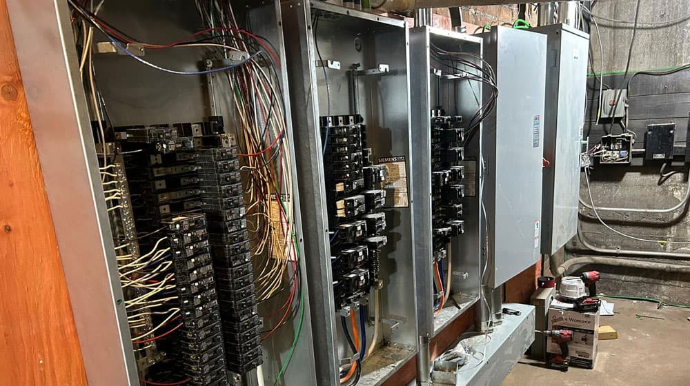 Commercial infrastructure work completed by White Light Electric.