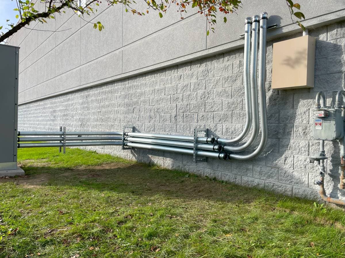 Industrial portfolio transformer installation by White Light Electric.